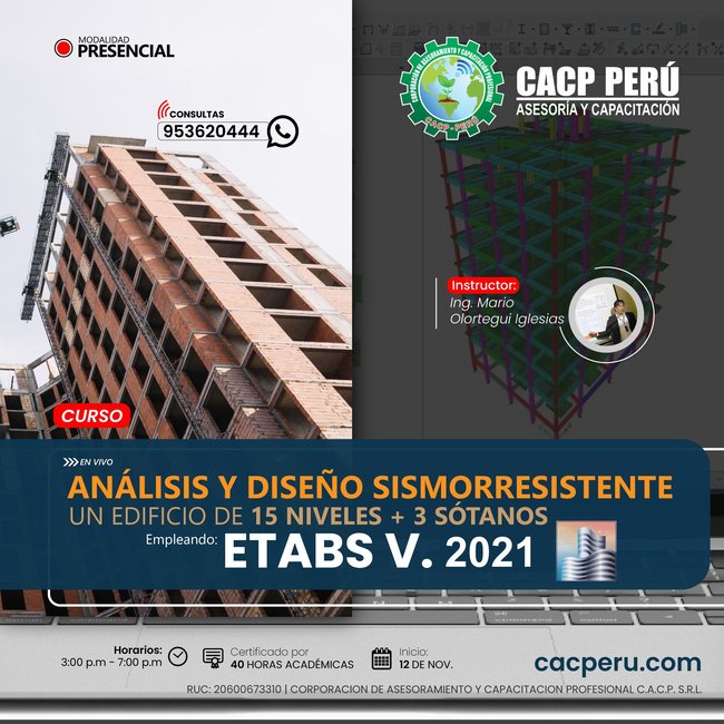 Cacp Per Curso An Lisis Y Dise O Sismorresistente Un Edificio De