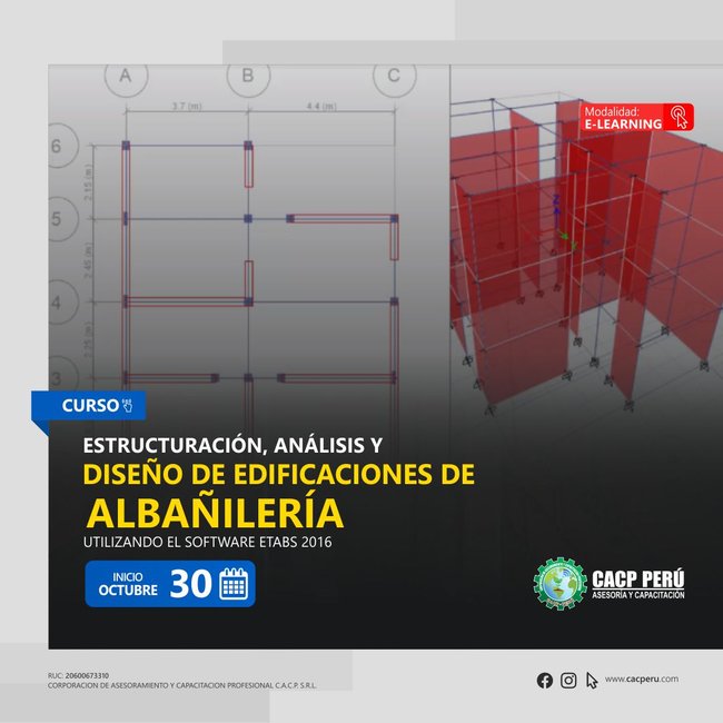 CACP Perú Curso Estructuración Análisis Y Diseño De Edificaciones