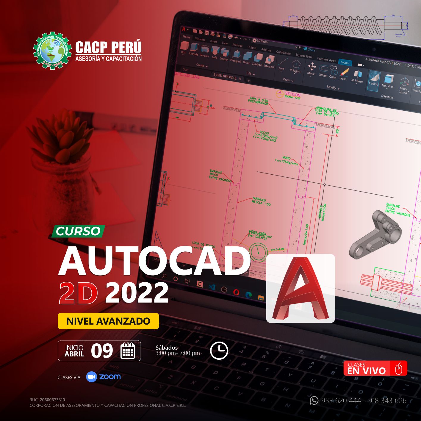 Cacp Perú Curso Autocad 2d 2022 Nivel Avanzado 2022 1 7981