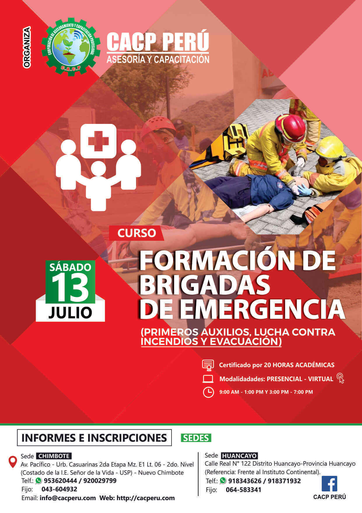 CACP Per\u00fa | Curso: Formaci\u00f3n De Brigadas De Emergencia (Primeros ...