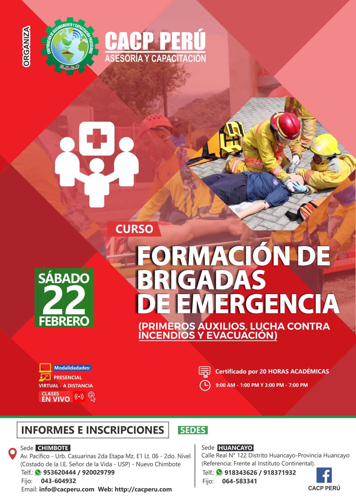 Cacp Perú Curso Formación De Brigadas De Emergencia Primeros