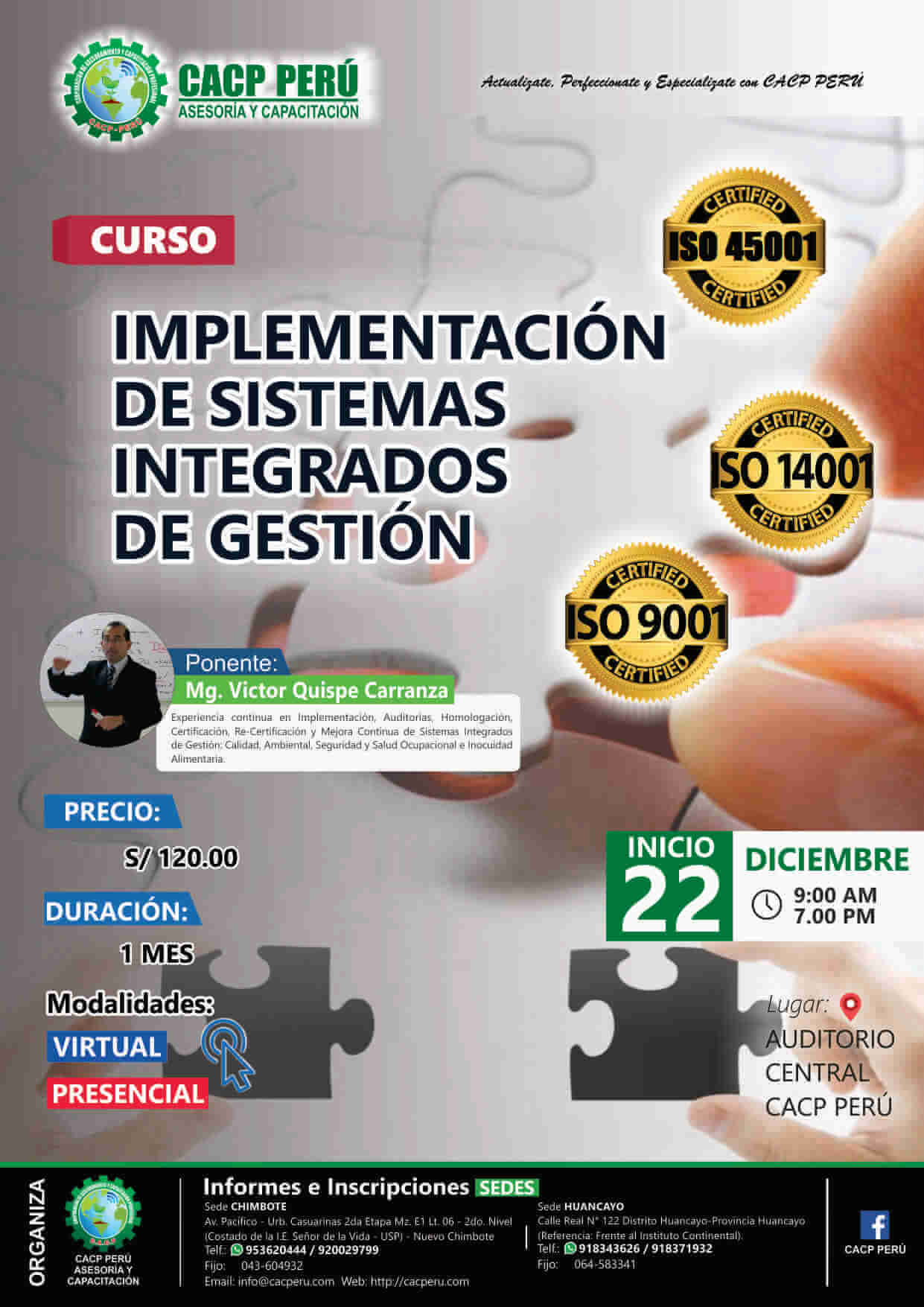 Cacp Perú Curso Implementación De Sistemas Integrados De Gestión 2018 2 5821