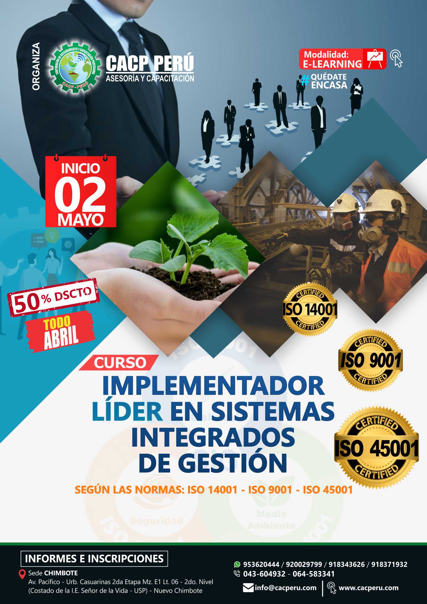 Cacp Perú Curso Implementador Líder En Sistemas Integrados De Gestión 2020 1 9665