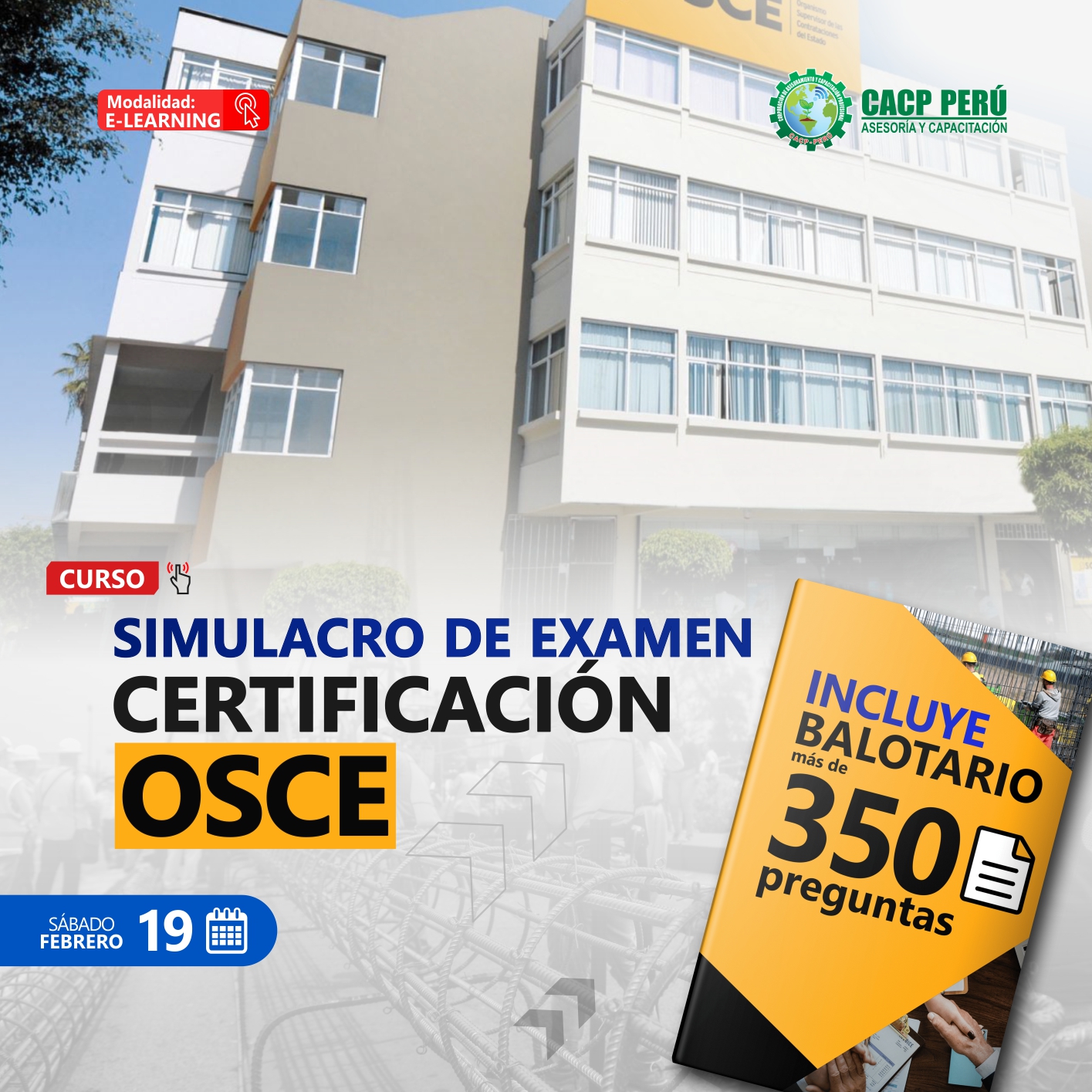 Cacp Perú Curso Simulacro De Examen De Certificación Osce 2021 2