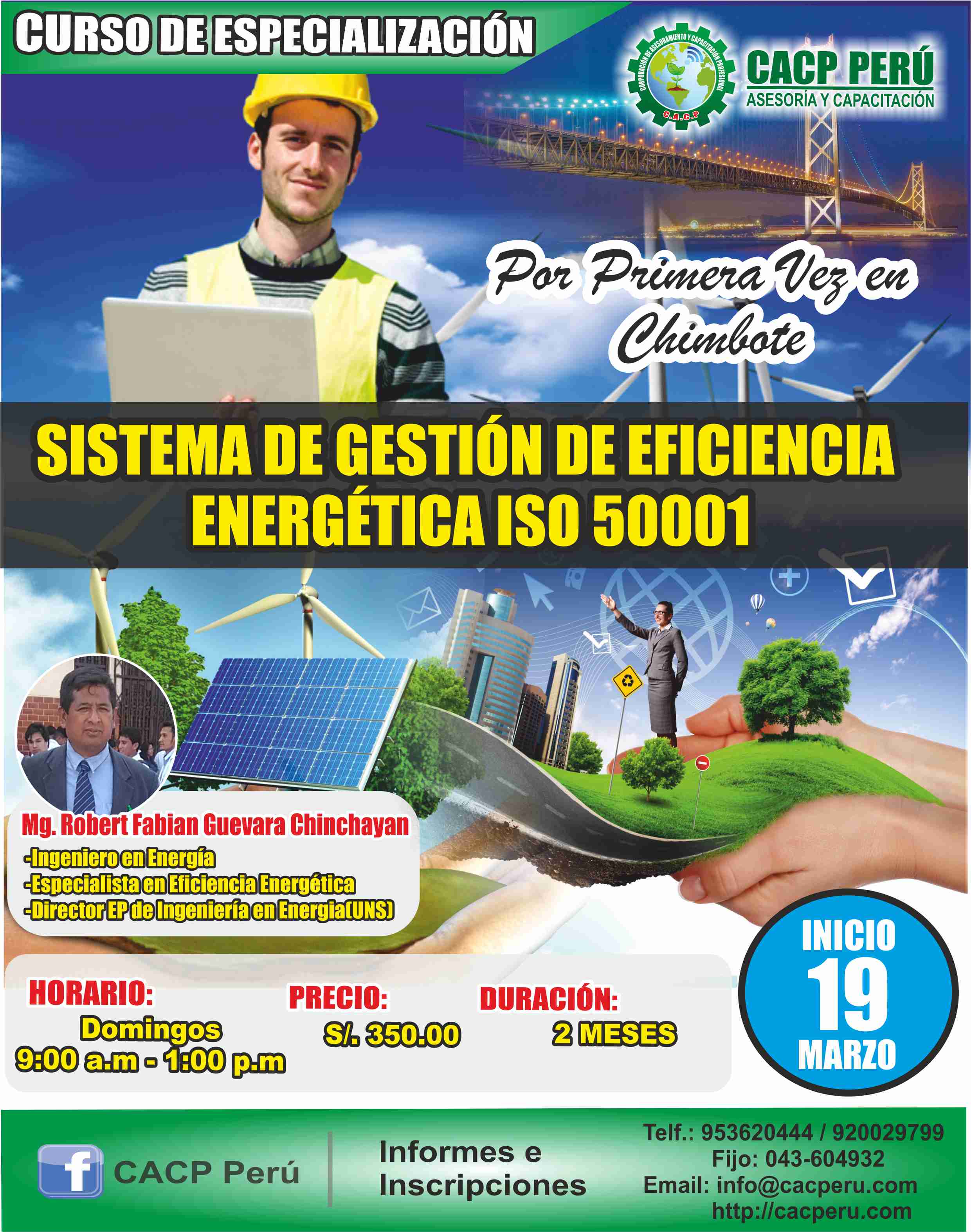 Cacp Perú Curso Sistema De Gestión De Eficiencia Energética Iso 50001 4890
