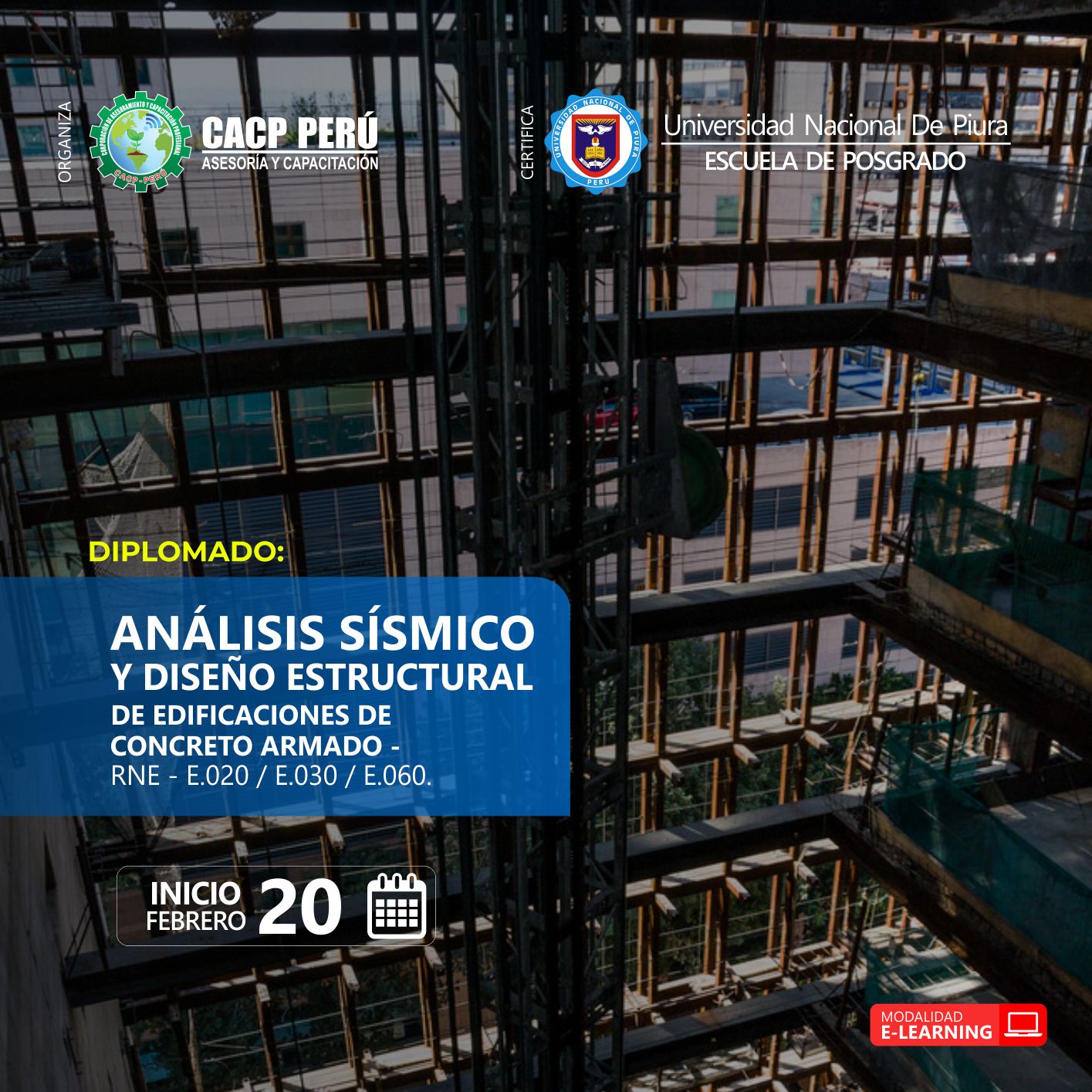 CACP Perú | Diplomado: Análisis Sísmico Y Diseño Estructural De ...