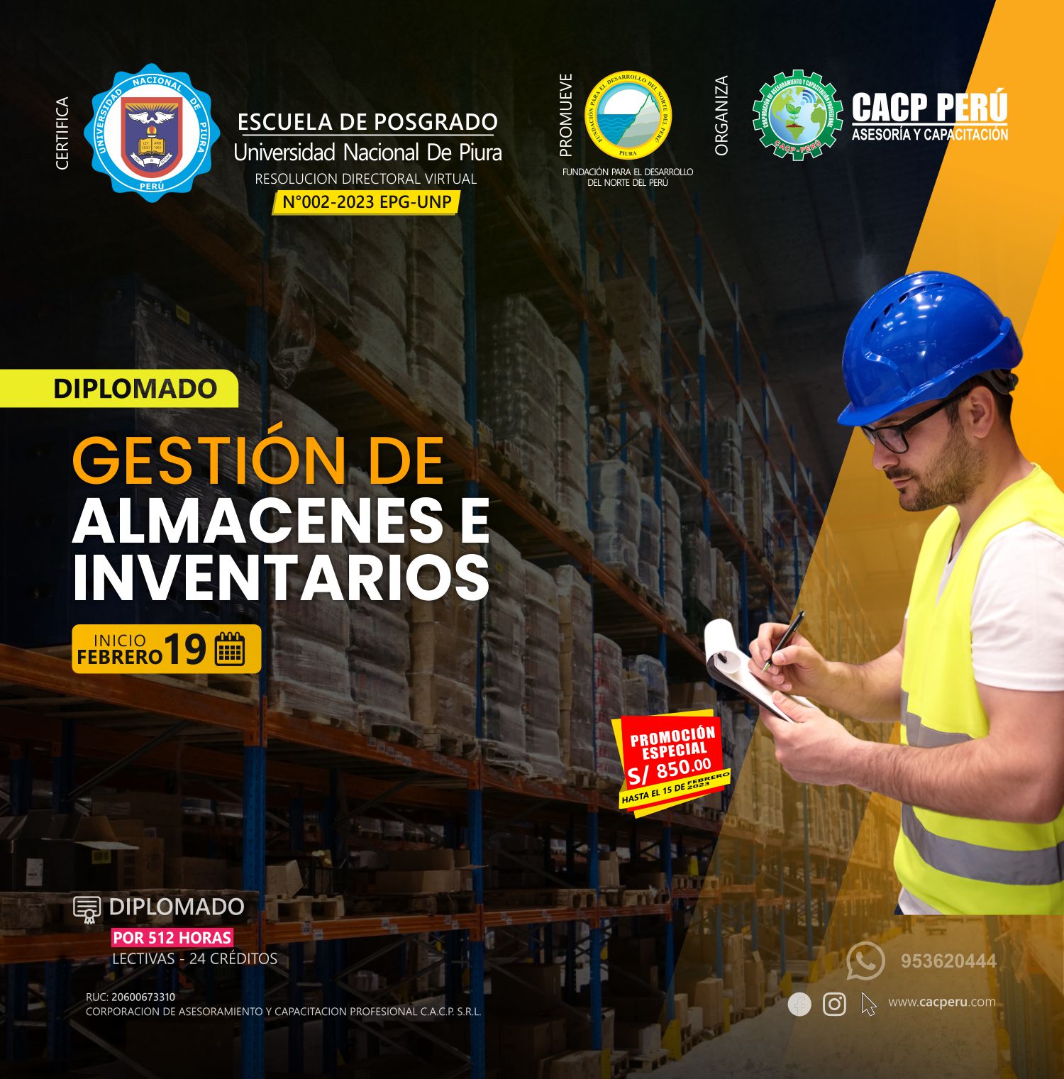 Cacp Perú Diplomado Gestión De Almacenes E Inventarios 2023 1 3593