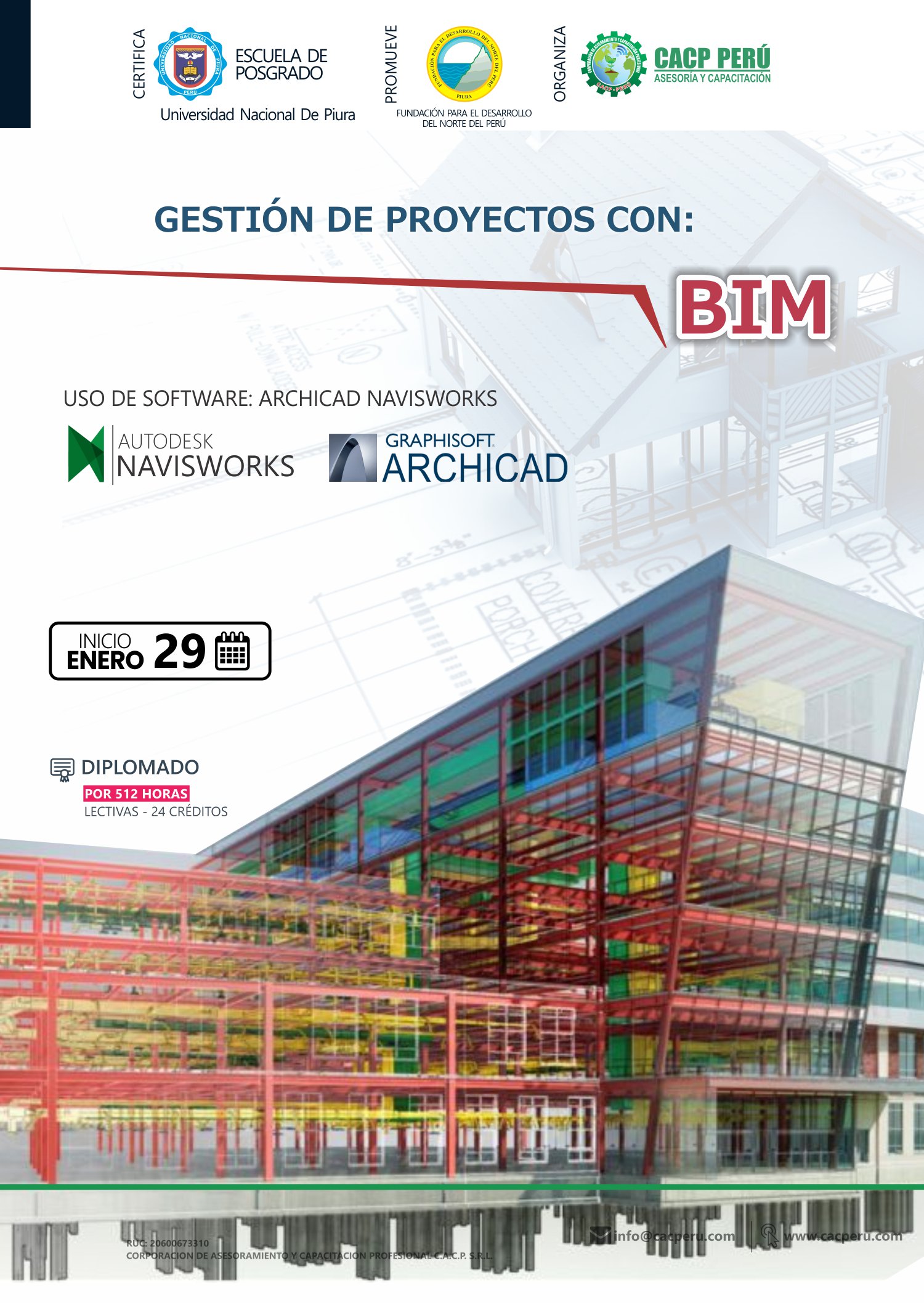 Cacp Perú Diplomado Gestión De Proyectos Con Bim 2023 1 4103