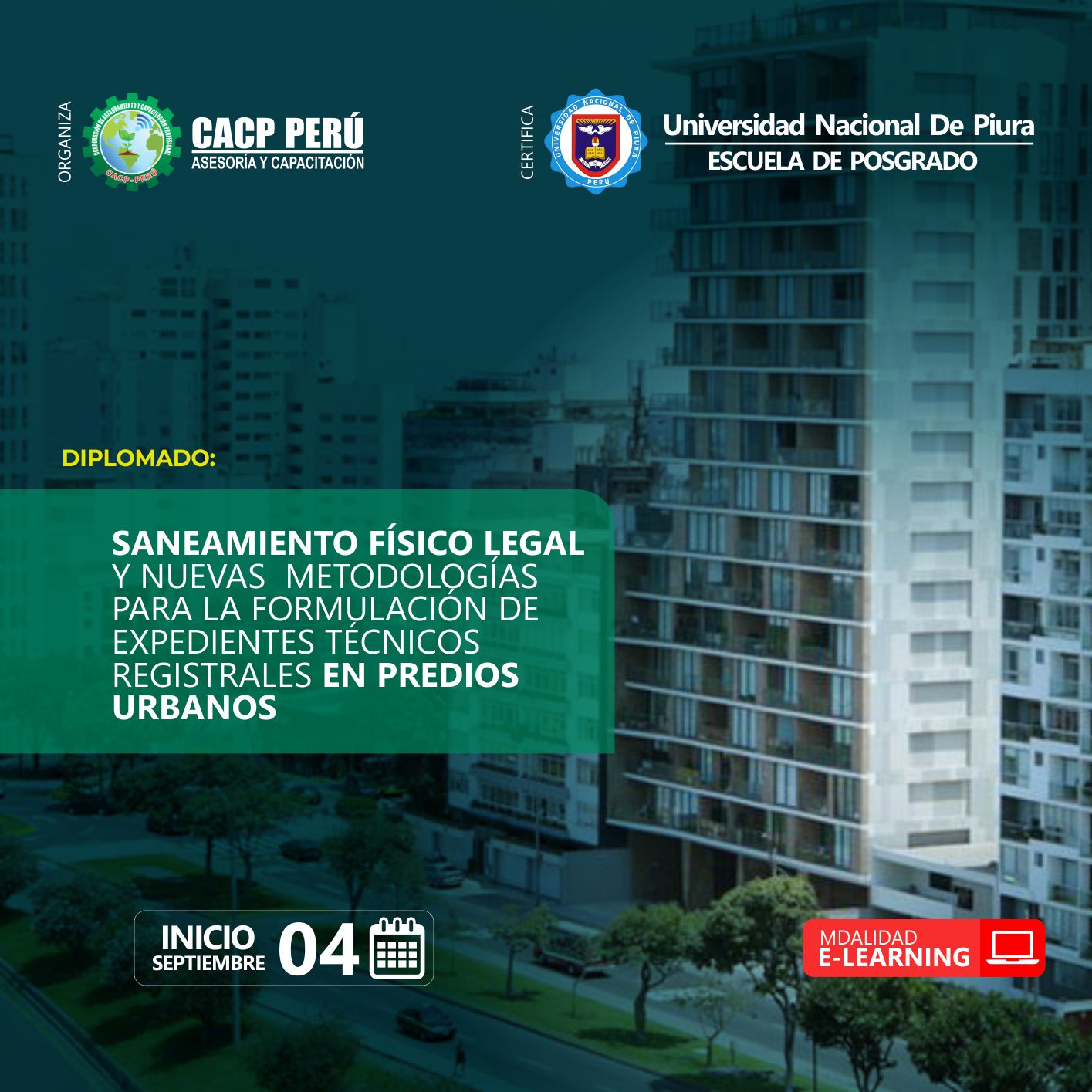 CACP Perú Diplomado Saneamiento Físico Legal Y Nuevas Metodologías Para La Formulación De