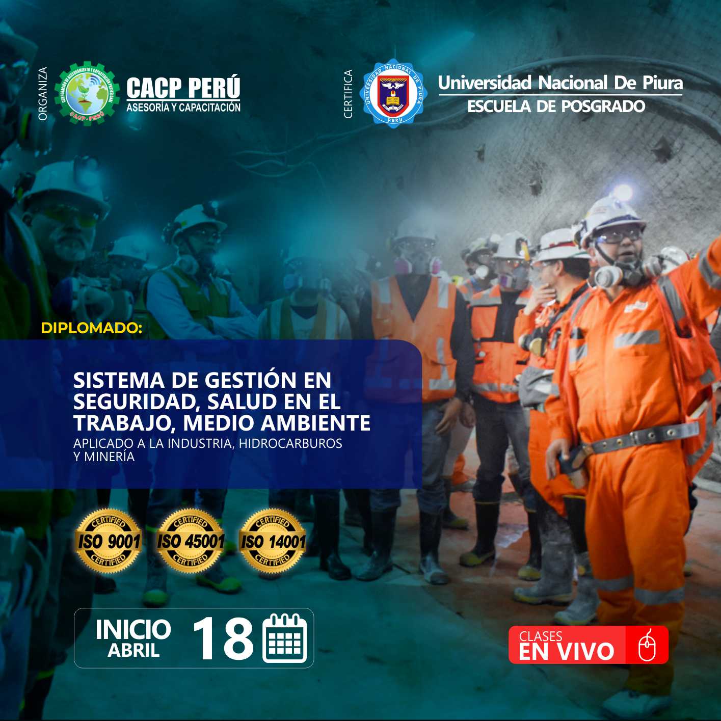 Cacp Perú Diplomado Sistema De Gestión En Seguridad Salud En El Trabajo Medio Ambiente 8347