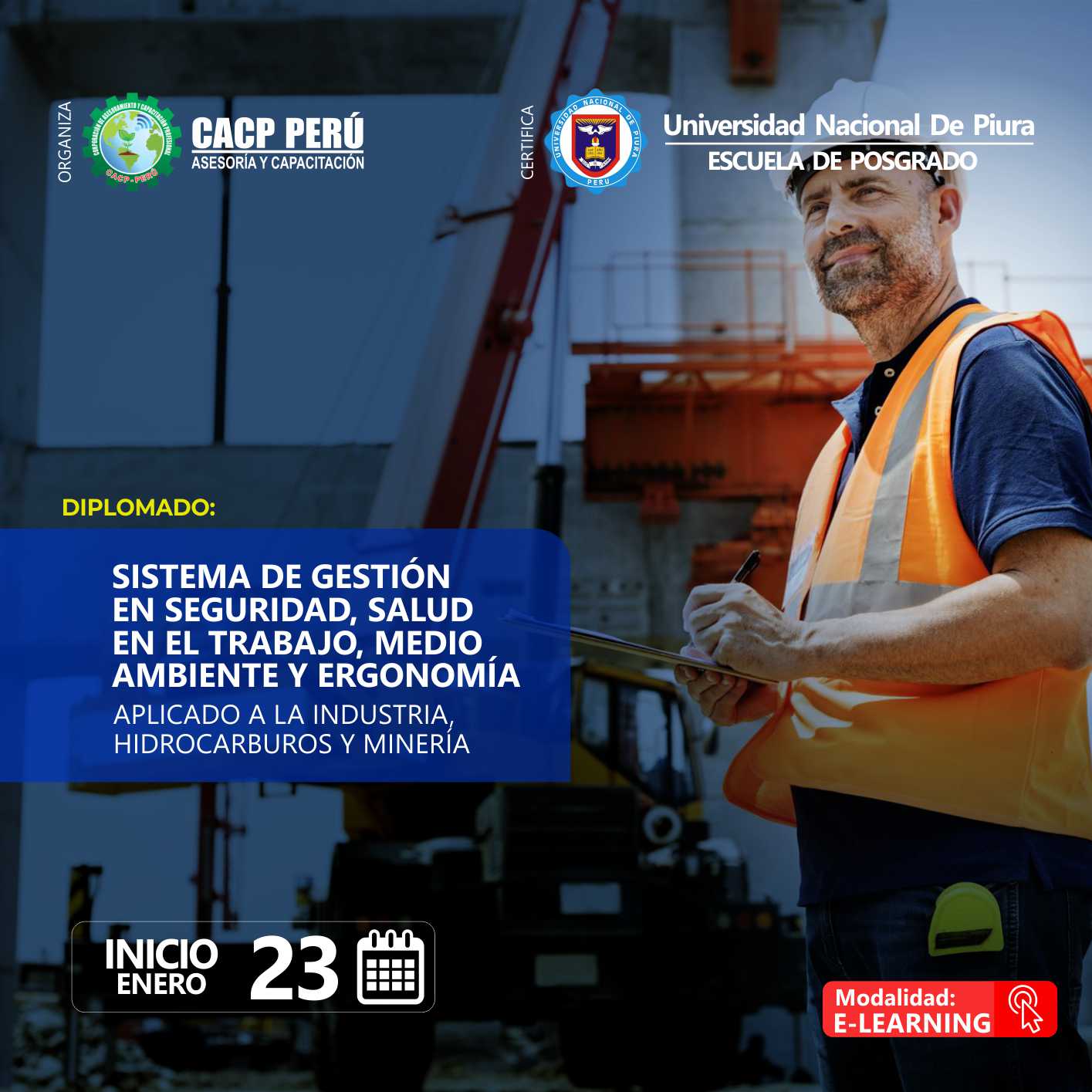 Cacp Perú Diplomado Sistema De Gestión En Seguridad Salud En El Trabajo Medio Ambiente Y 5047