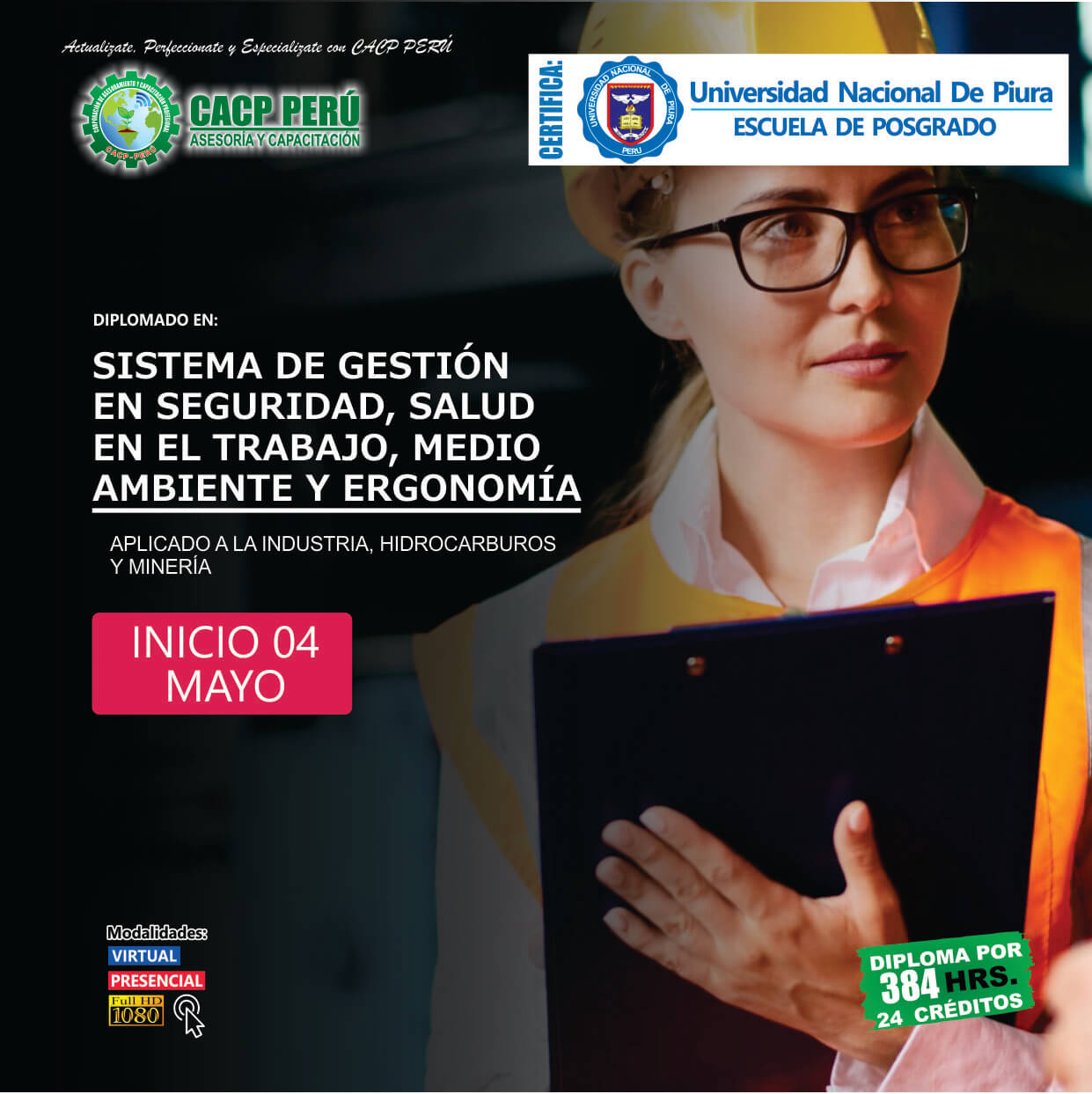 Cacp Perú Diplomado Sistema De Gestión En Seguridad Salud En El Trabajo Medio Ambiente Y 1756