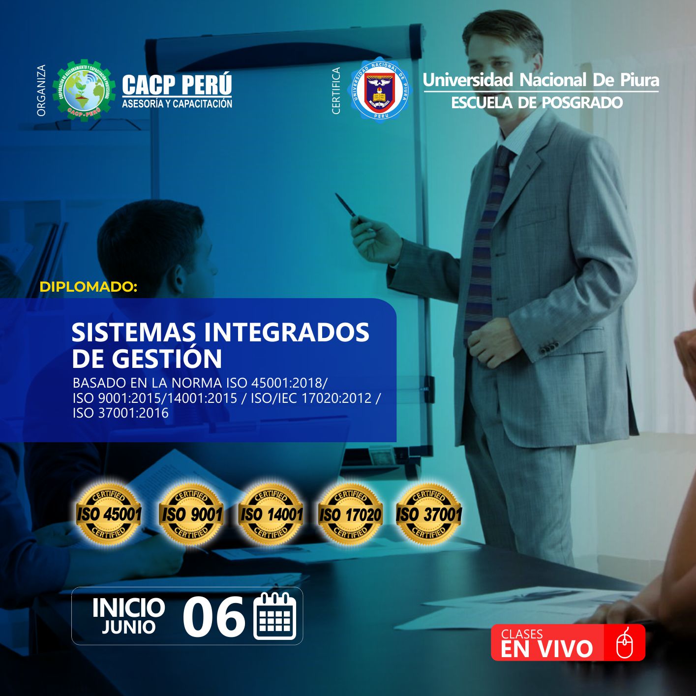 Cacp Perú Diplomado Sistemas Integrados De Gestión 2021 2 8262