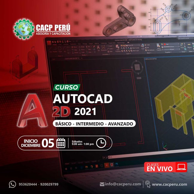 Cacp Perú Curso Autocad 2d 2021 2020 2 9468