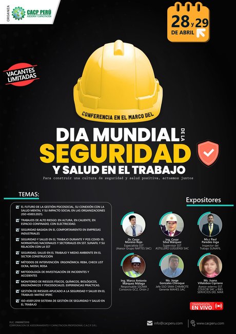 CACP Perú | Curso: Conferencia En El Marco Del Día Mundial De La ...