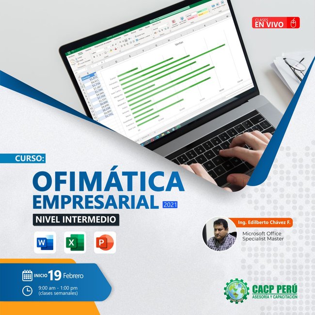 CACP Perú | Curso: Ofimática Empresarial 2021 - Nivel Intermedio. 2022 - 1