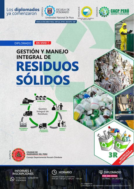 CACP Perú Diplomado Gestión Y Manejo Integral De Residuos Sólidos
